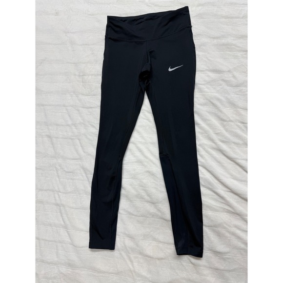 Nike Pants - Nike Dri Fit Black Athletic Running Leggings Women XS Back Zip Pocket
